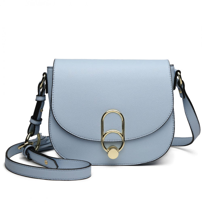Crossbody Saddle Bag – Blue
