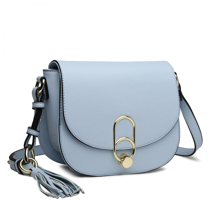 Crossbody Saddle Bag – Blue