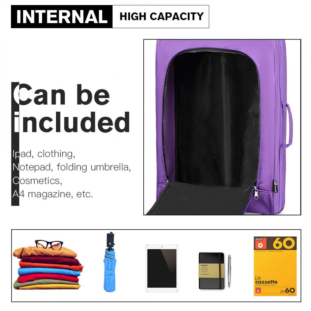 Soft Shell Cabin Hand Luggage – Purple