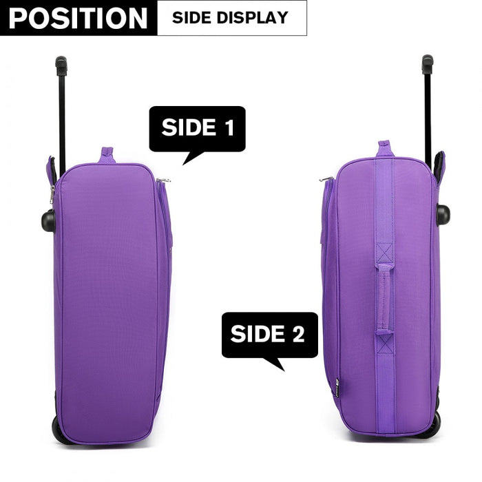 Soft Shell Cabin Hand Luggage – Purple