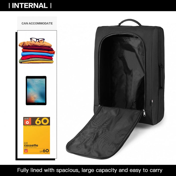 Soft Shell Cabin Hand Luggage – Black