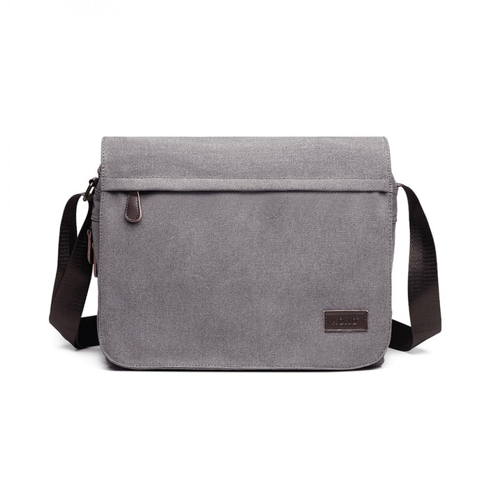 Classic Expanding Messenger Bag – Grey