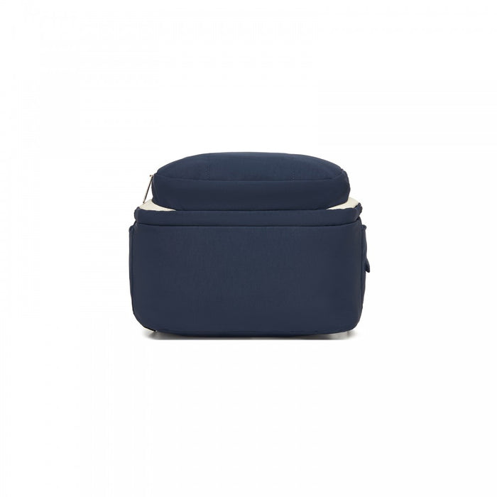 2-in-1 Nappy Changing Backpack Set, Large Nappy Bag with Changing Mat – Navy and Beige