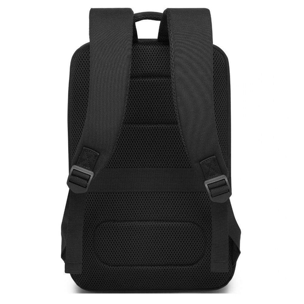 Cabin Backpack with Red Trim for 15.6-Inch Laptop with Luggage Strap – 20 L – Black