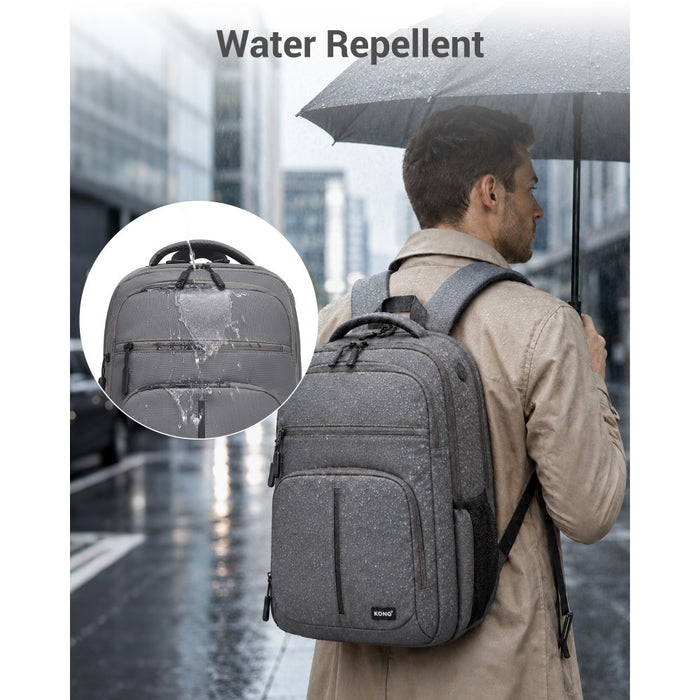 Laptop Backpack with 15.6-Inch Laptop Compartment, Comfortable – Grey