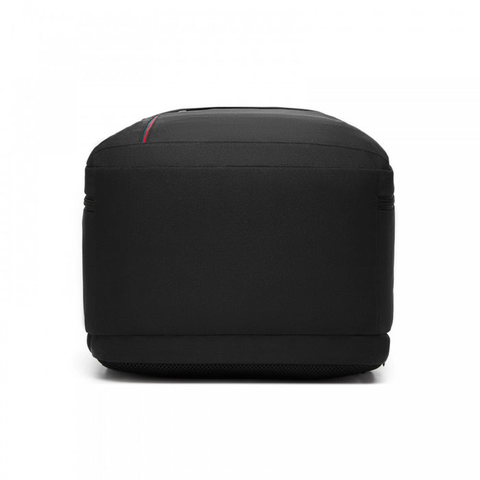 Organised Personal-Item Backpack with 15.6-Inch Laptop Sleeve, Clamshell Main – Black