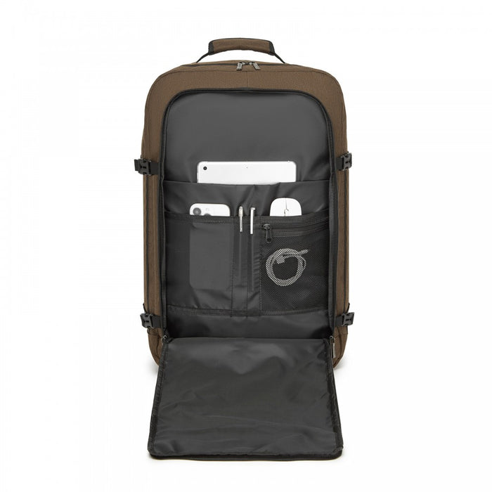 Business Large Backpack – Fits 15.6-Inch Laptop – Brown