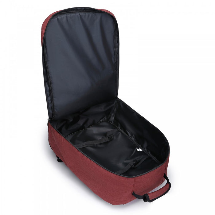Business Large Backpack – Fits 15.6-Inch Laptop – Burgundy
