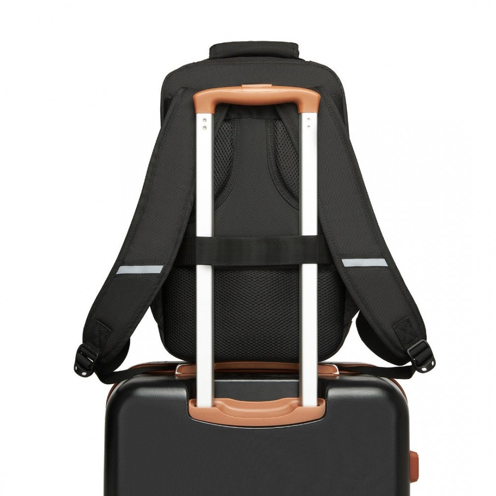 Business Carry-On Backpack – Fits 15.6-Inch Laptop – Black