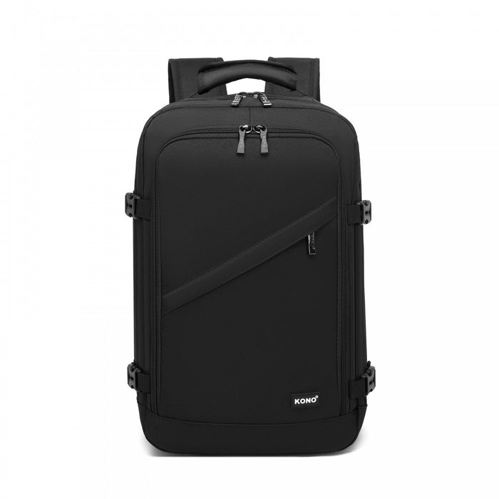 Business Carry-On Backpack – Fits 15.6-Inch Laptop – Black