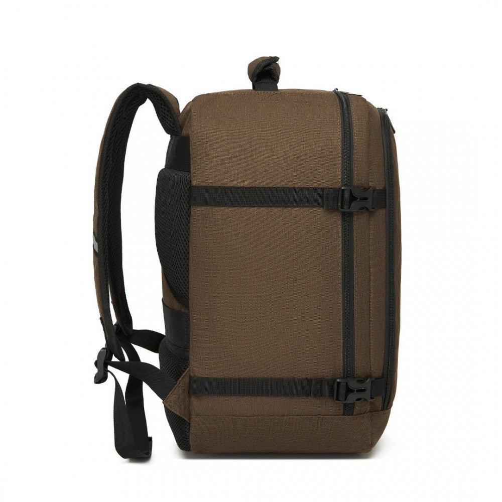 Business Carry-On Backpack – Fits 15.6-Inch Laptop – Brown