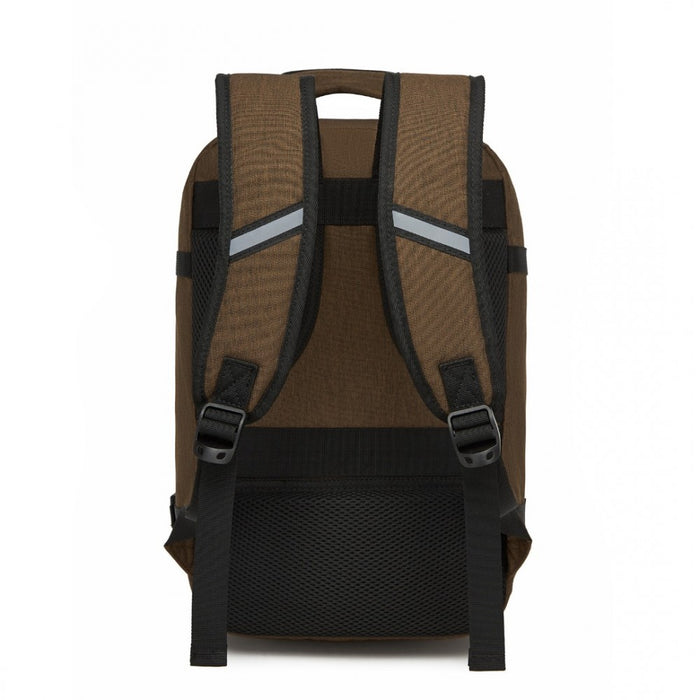 Business Carry-On Backpack – Fits 15.6-Inch Laptop – Brown