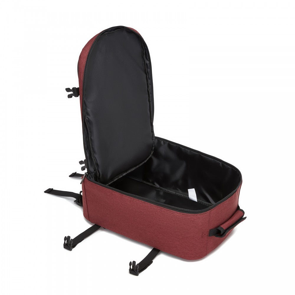 Business Carry-On Backpack – Fits 15.6-Inch Laptop – Burgundy