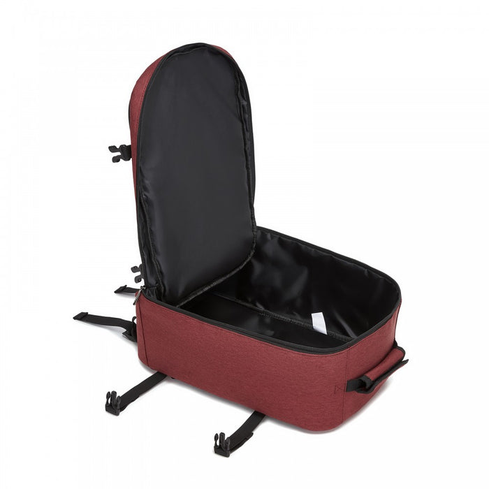 Business Carry-On Backpack – Fits 15.6-Inch Laptop – Burgundy
