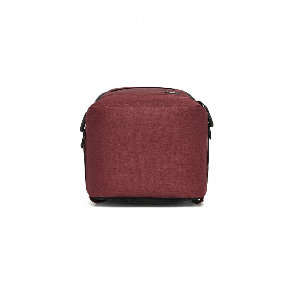 Business Carry-On Backpack – Fits 15.6-Inch Laptop – Burgundy