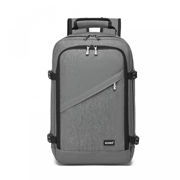 Business Carry-On Backpack – Fits 15.6-Inch Laptop – Grey