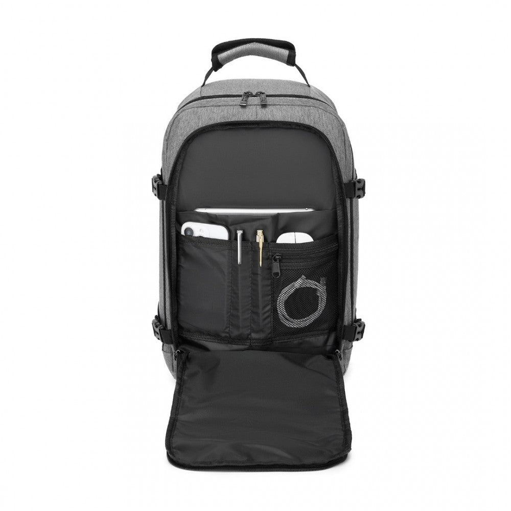 Business Carry-On Backpack – Fits 15.6-Inch Laptop – Grey