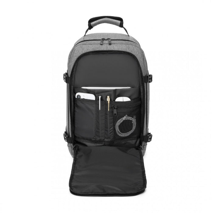 Business Carry-On Backpack – Fits 15.6-Inch Laptop – Grey