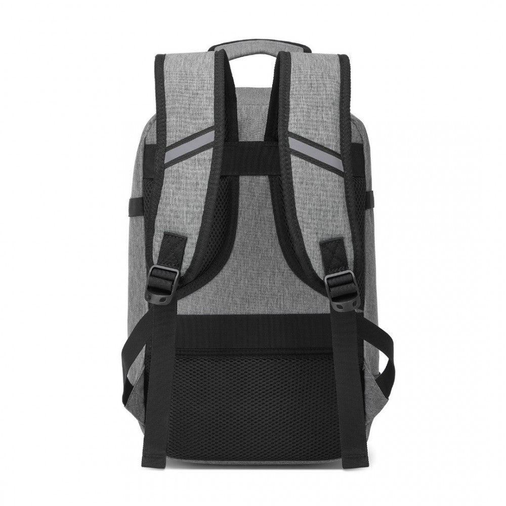 Business Carry-On Backpack – Fits 15.6-Inch Laptop – Grey