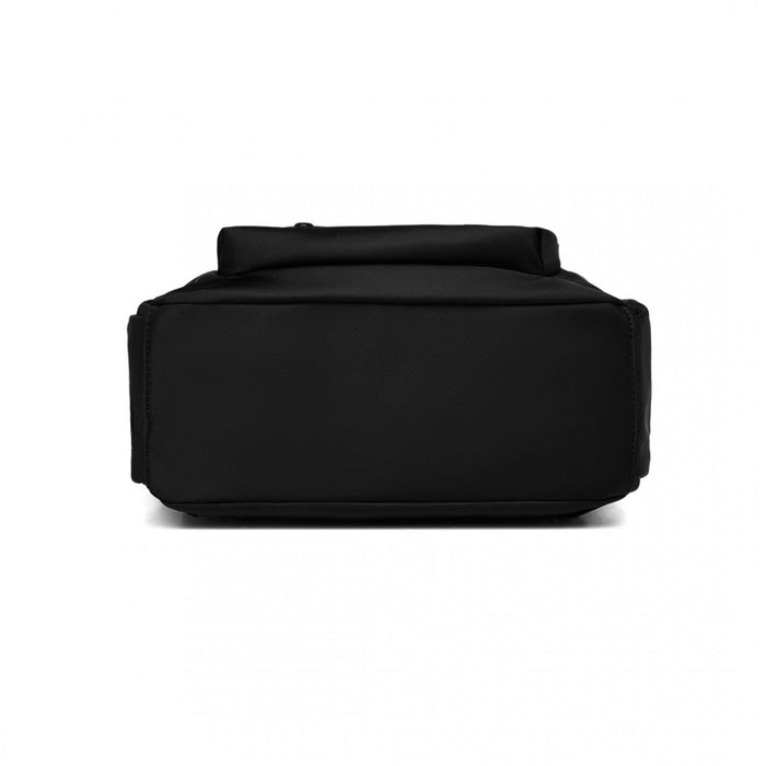 Backpack with Laptop Sleeve, Multiple Pockets and Trolley Sleeve – Black