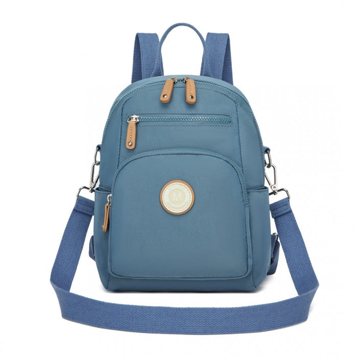3-in-1 Convertible Backpack with Removable Long Strap and Shoulder/Crossbody Carry – BPM2451 – Blue
