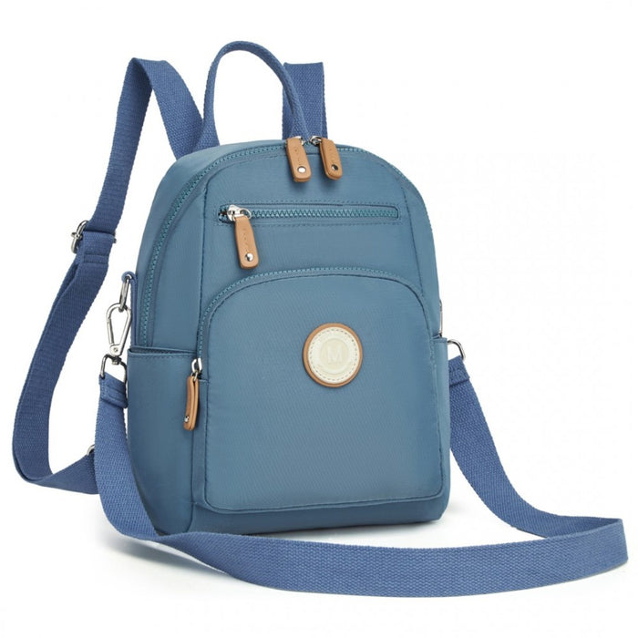 3-in-1 Convertible Backpack with Removable Long Strap and Shoulder/Crossbody Carry – BPM2451 – Blue