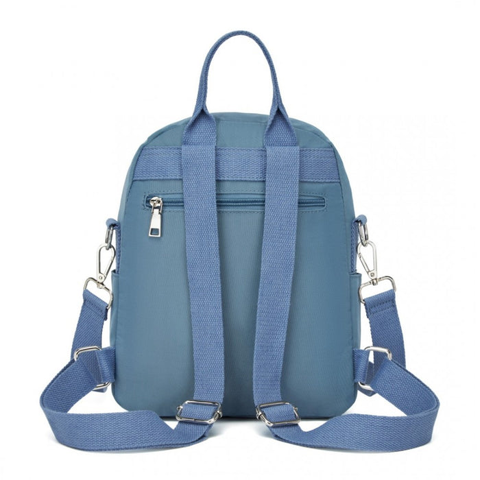 3-in-1 Convertible Backpack with Removable Long Strap and Shoulder/Crossbody Carry – BPM2451 – Blue