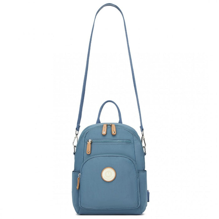 3-in-1 Convertible Backpack with Removable Long Strap and Shoulder/Crossbody Carry – BPM2451 – Blue