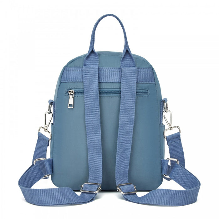 3-in-1 Convertible Backpack with Removable Long Strap and Shoulder/Crossbody Carry – BPM2651 – Blue