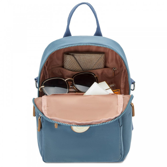 3-in-1 Convertible Backpack with Removable Long Strap and Shoulder/Crossbody Carry – BPM2651 – Blue
