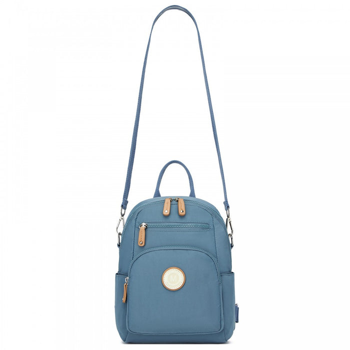 3-in-1 Convertible Backpack with Removable Long Strap and Shoulder/Crossbody Carry – BPM2651 – Blue