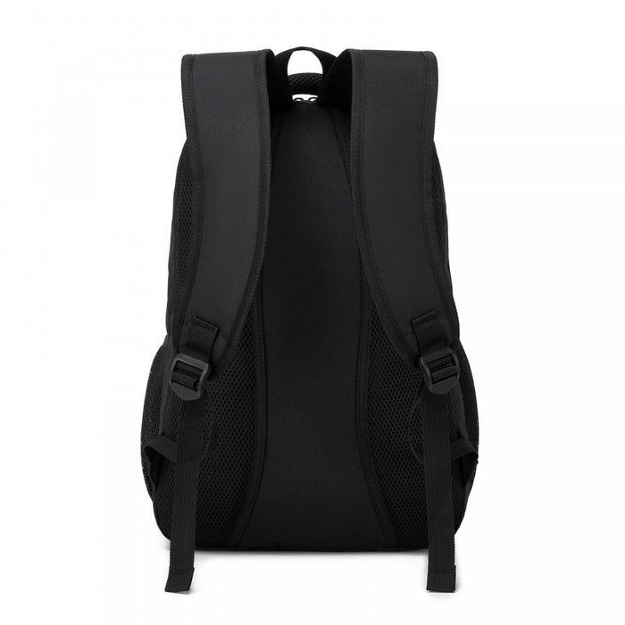 Laptop Backpack, Soft Padded, Organised Storage, Lightweight 15.6-Inch Notebook Bag – Black