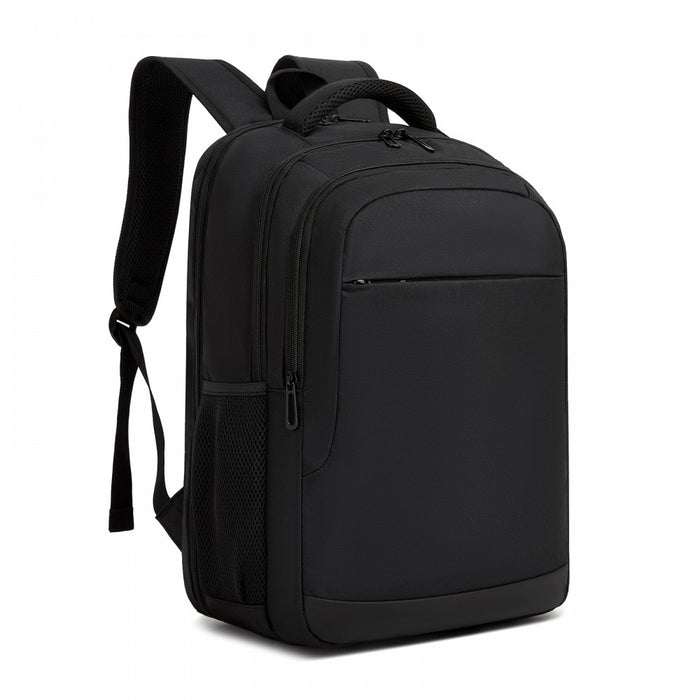 Laptop Backpack, Soft Padded, Organised Storage, Lightweight 15.6-Inch Notebook Bag – Black