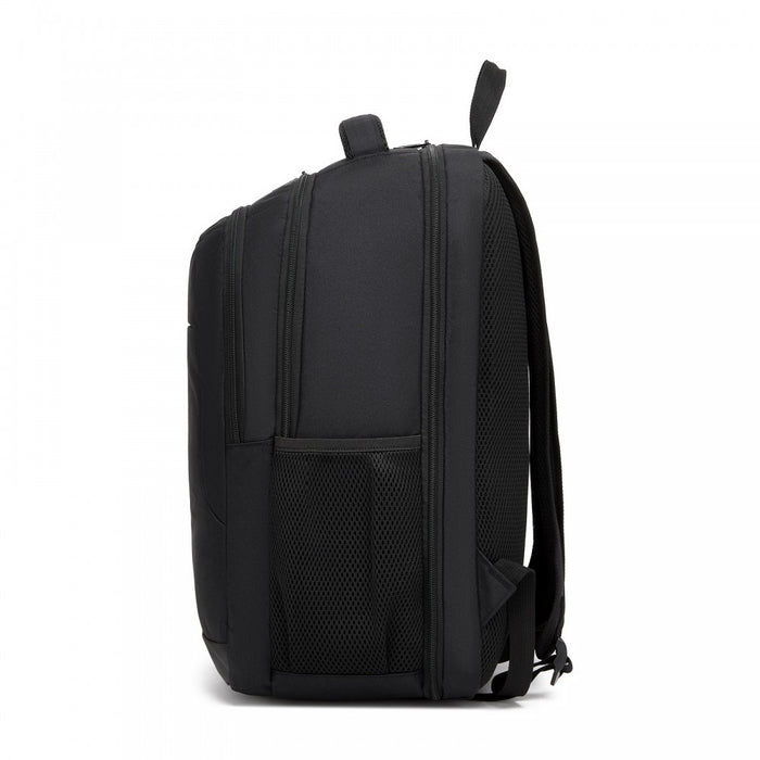 Laptop Backpack, Soft Padded, Organised Storage, Lightweight 15.6-Inch Notebook Bag – Black