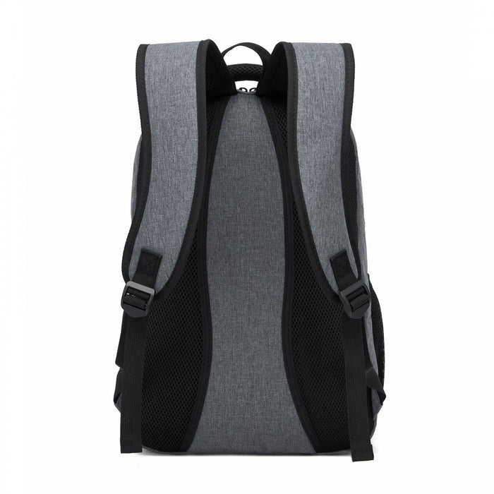 Laptop Backpack, Soft Padded, Organised Storage, Lightweight 15.6-Inch Notebook Bag – Grey