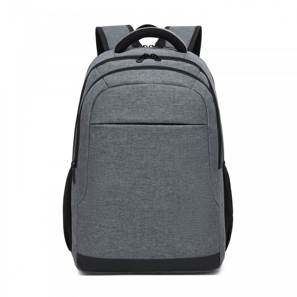 Laptop Backpack, Soft Padded, Organised Storage, Lightweight 15.6-Inch Notebook Bag – Grey