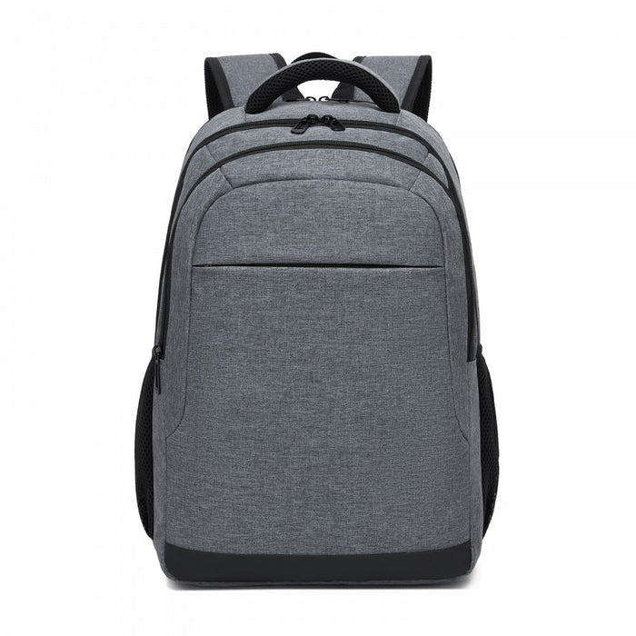 Laptop Backpack, Soft Padded, Organised Storage, Lightweight 15.6-Inch Notebook Bag – Grey