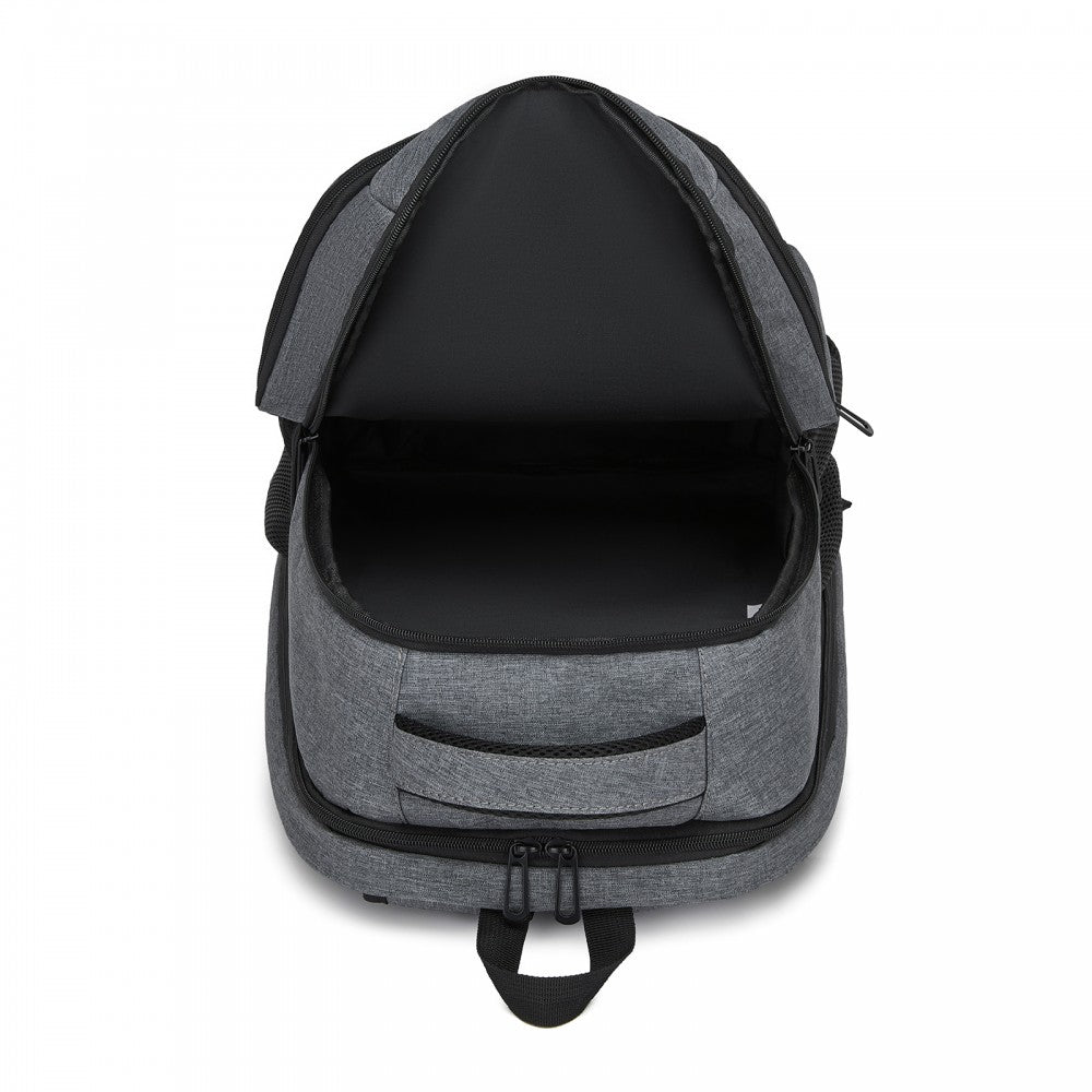 Laptop Backpack, Soft Padded, Organised Storage, Lightweight 15.6-Inch Notebook Bag – Grey