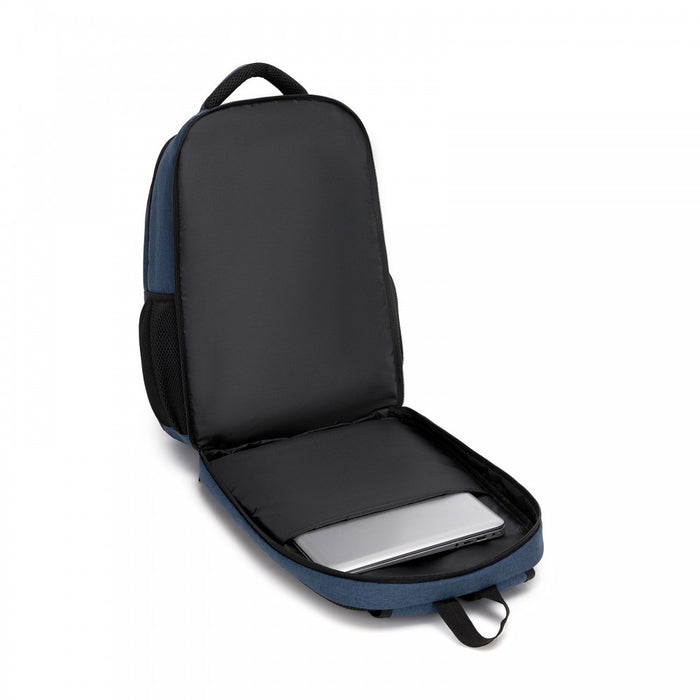 Laptop Backpack, Soft Padded, Organised Storage, Lightweight 15.6-Inch Notebook Bag – Navy