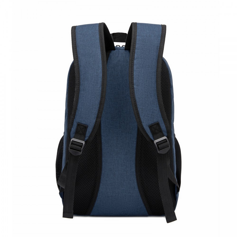 Laptop Backpack, Soft Padded, Organised Storage, Lightweight 15.6-Inch Notebook Bag – Navy