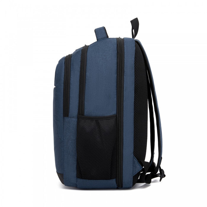 Laptop Backpack, Soft Padded, Organised Storage, Lightweight 15.6-Inch Notebook Bag – Navy