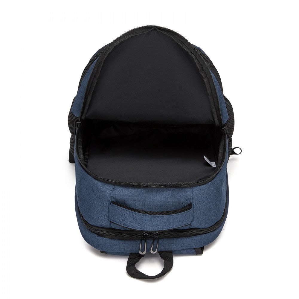 Laptop Backpack, Soft Padded, Organised Storage, Lightweight 15.6-Inch Notebook Bag – Navy