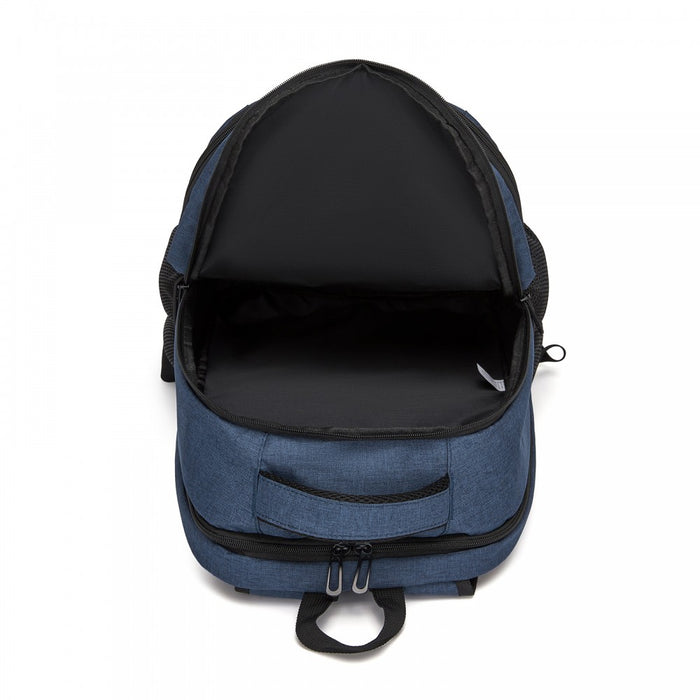 Laptop Backpack, Soft Padded, Organised Storage, Lightweight 15.6-Inch Notebook Bag – Navy