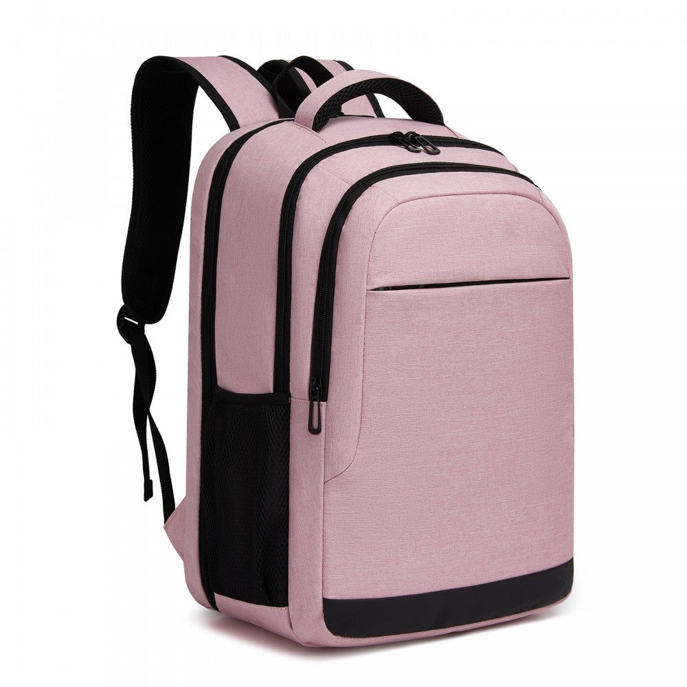 Laptop Backpack, Soft Padded, Organised Storage, Lightweight 15.6-Inch Notebook Bag – Pink