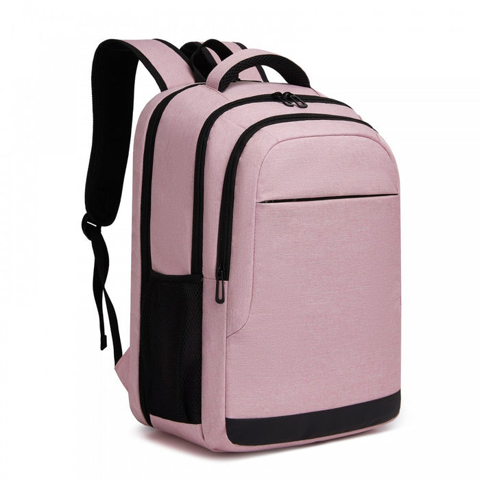 Laptop Backpack, Soft Padded, Organised Storage, Lightweight 15.6-Inch Notebook Bag – Pink