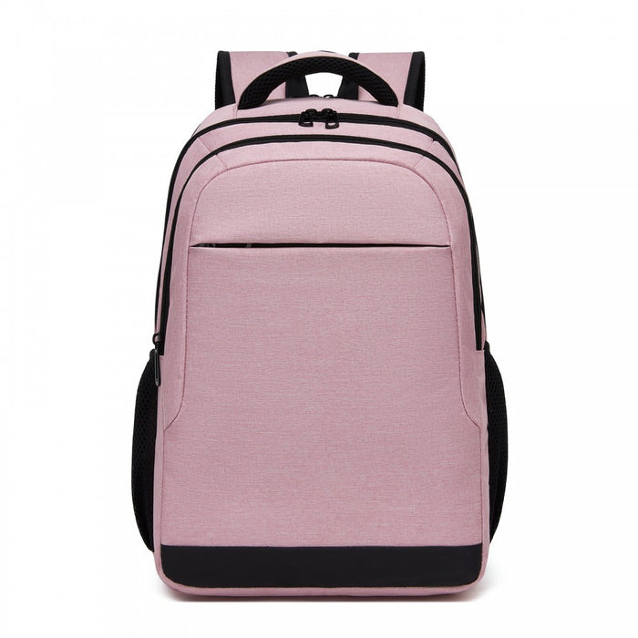 Laptop Backpack, Soft Padded, Organised Storage, Lightweight 15.6-Inch Notebook Bag – Pink