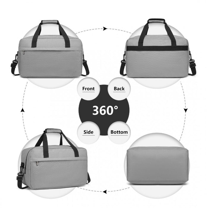Lightweight Sports Travel Duffel Bag – E1960M – Grey