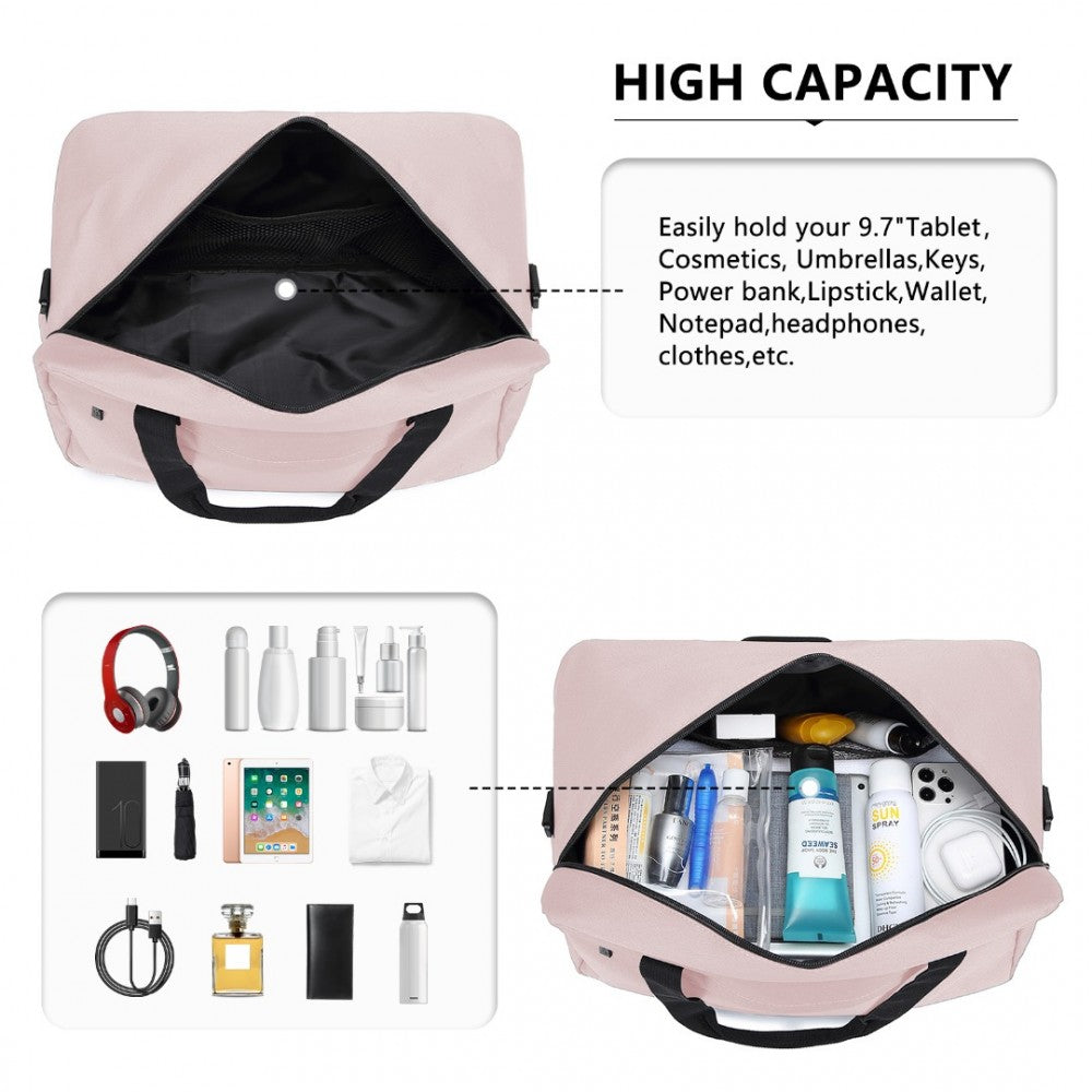 Lightweight Sports Travel Duffel Bag – E1960M – Pink