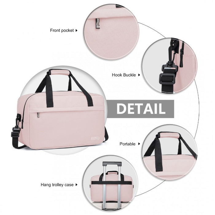 Lightweight Sports Travel Duffel Bag – E1960M – Pink