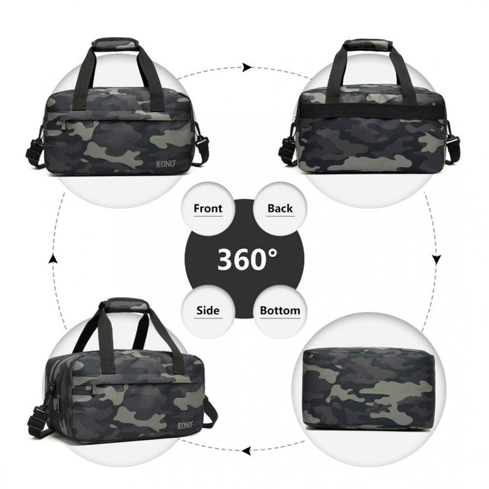 Lightweight Sports Travel Duffel Bag – E1960S – Camouflage